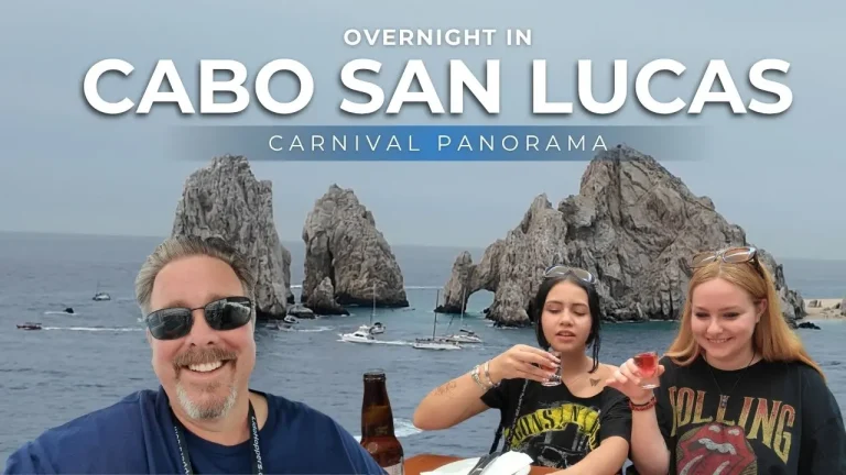 Tony, Rose and Allison in front of the cabo arches. Rose and allison are drinking shots