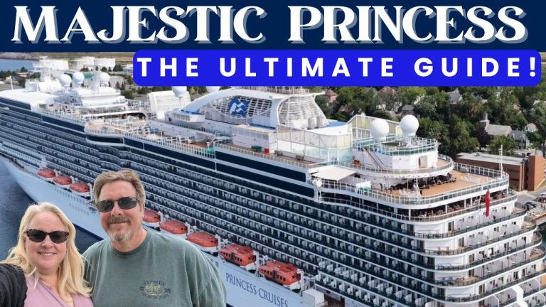 a thumbnail image of tony and christina in front of the majestic princess