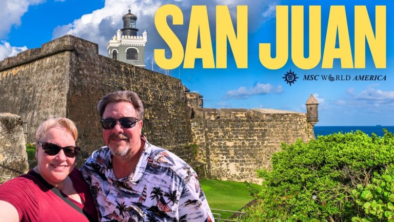 4 Cruise Ships Docked in San Juan… Here’s What It Was Like 😳 #cruiselife #msccruises  #cruiseport