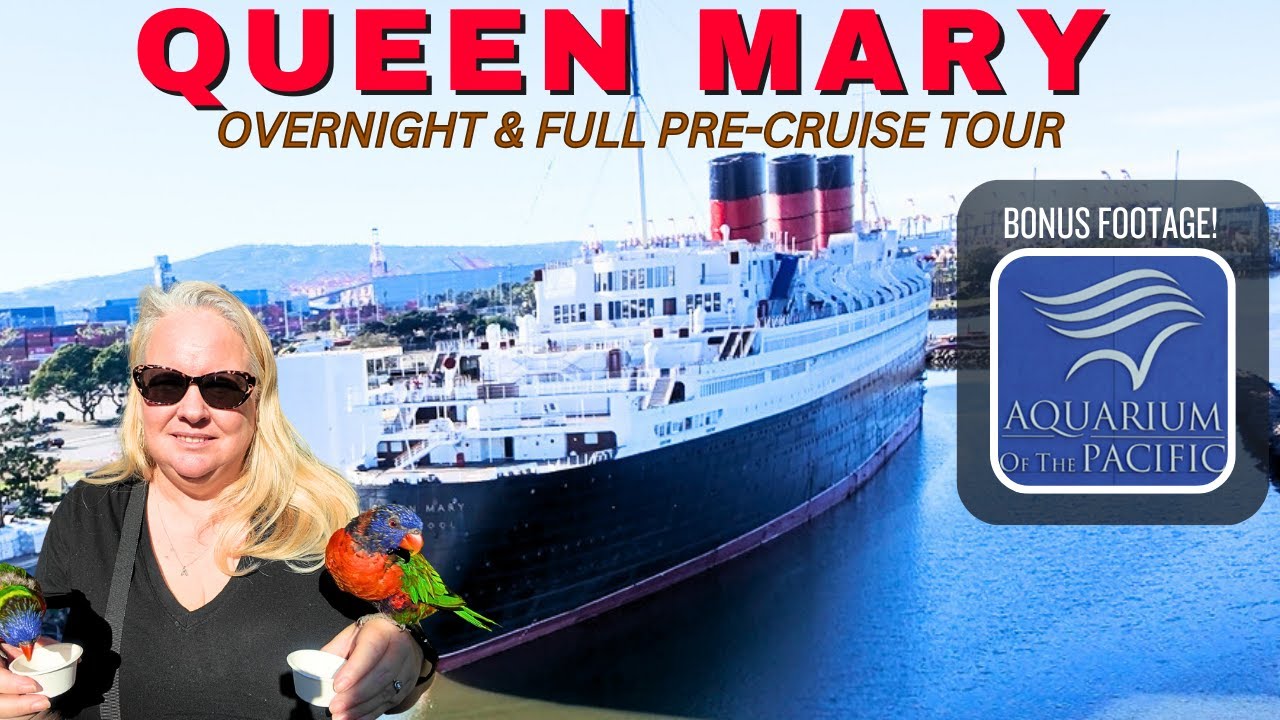 Long Beach waterfront, cruise terminal and aquarium