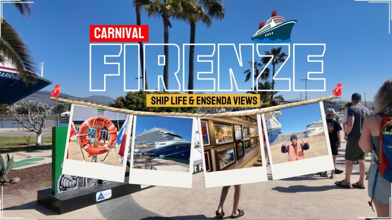 Carnival Firenze Mini Tour: Ensenada Portside to the Pools in 7 Minutes!