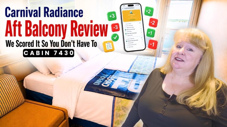 Carnival Radiance Aft Balcony Review &middot; Cabin 7430